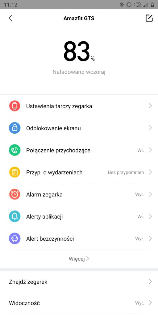 Recenzja zegarka Amazfit GTS - Mi Band na sterydach, czy może coś więcej? 28 Recenzja zegarka Amazfit GTS - Mi Band na sterydach, czy może coś więcej?
