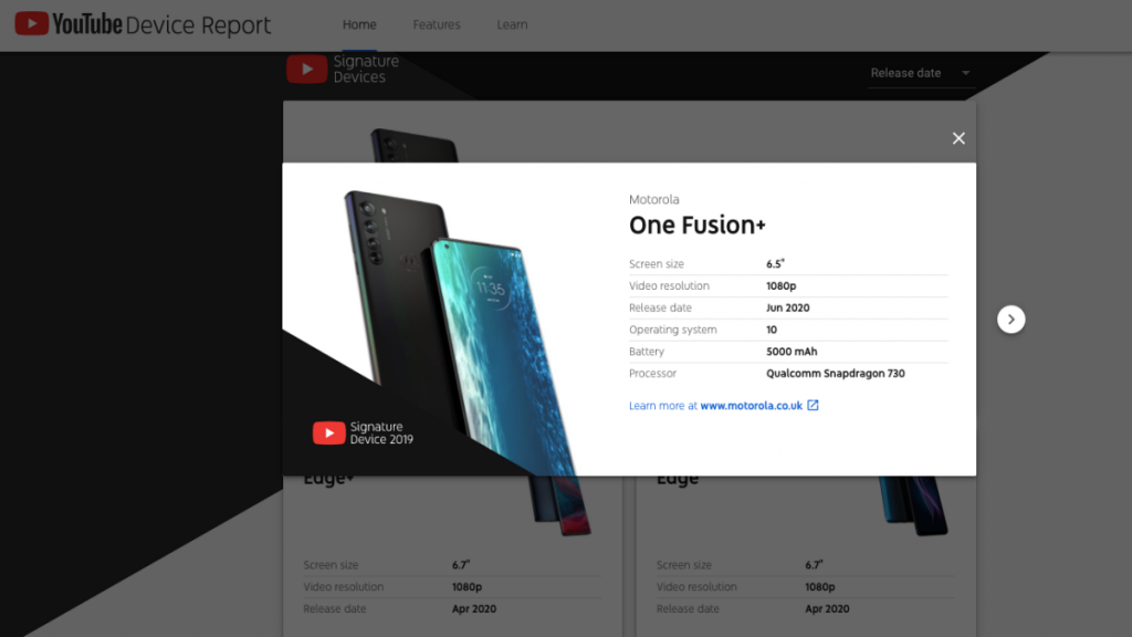 Motorola One Fusion+ ujawniła część swojej specyfikacji technicznej! 11 Motorola One Fusion+ ujawniła część swojej specyfikacji technicznej!