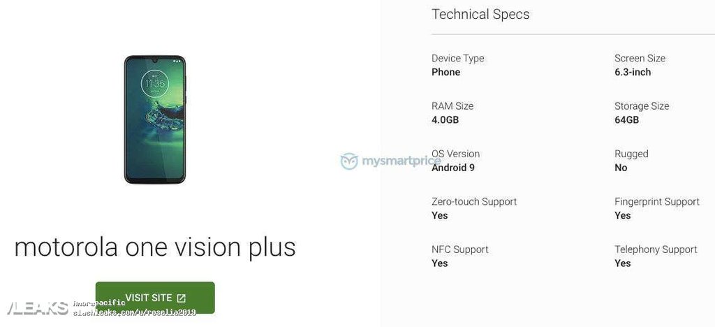 Motorola Moto E7 oraz One Vision Plus ujawniły przed nami część parametrów technicznych 11 Motorola Moto E7 oraz One Vision Plus ujawniły przed nami część parametrów technicznych