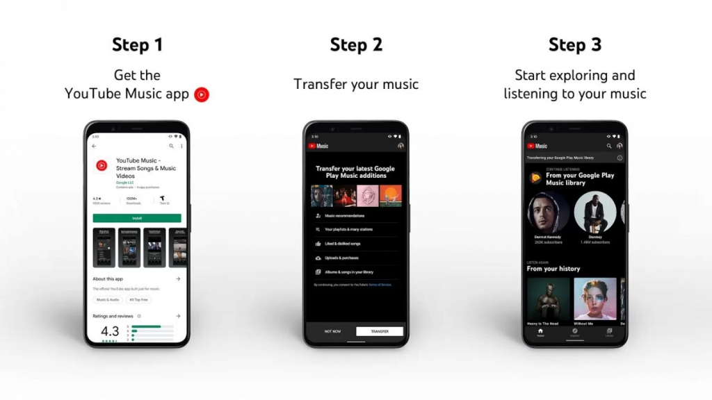 Google kończy z aplikacją Muzyka Play i daje możliwość transferu muzyki do YouTube Music