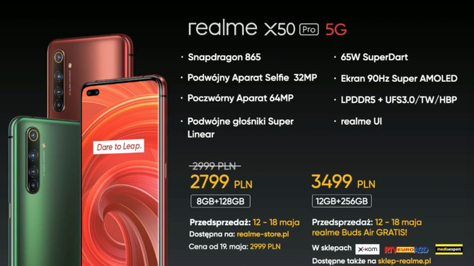Realme 6 Pro i Realme X50 Pro wkraczają do Polski. Te modele mogą namieszać na rynku