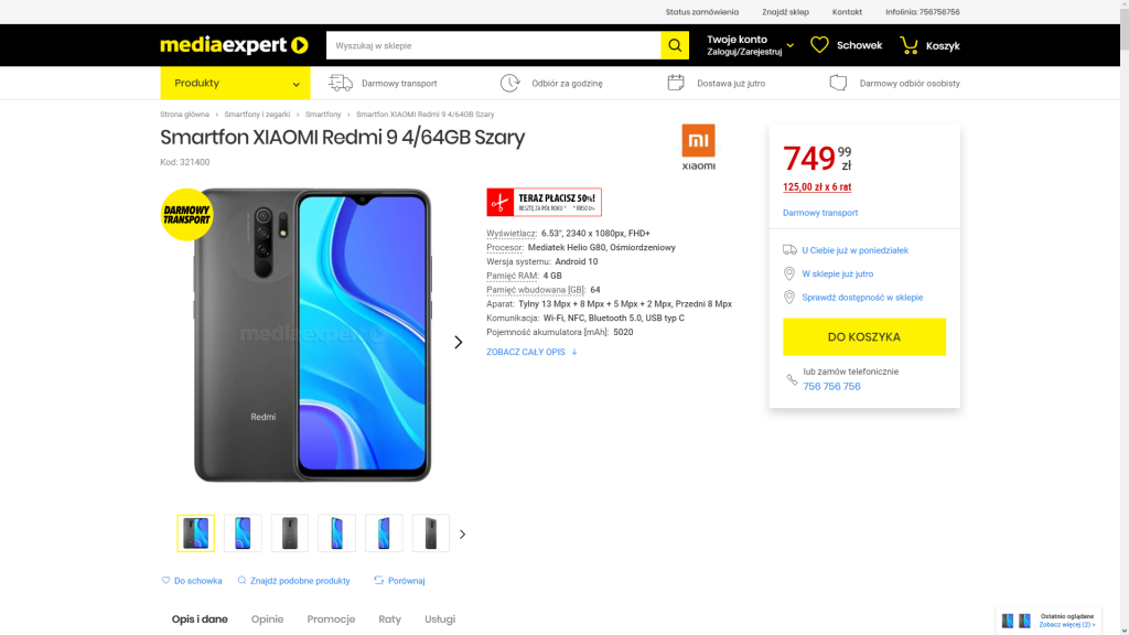 Poznaliśmy polską cenę Redmi 9! 12 Poznaliśmy polską cenę Redmi 9!
