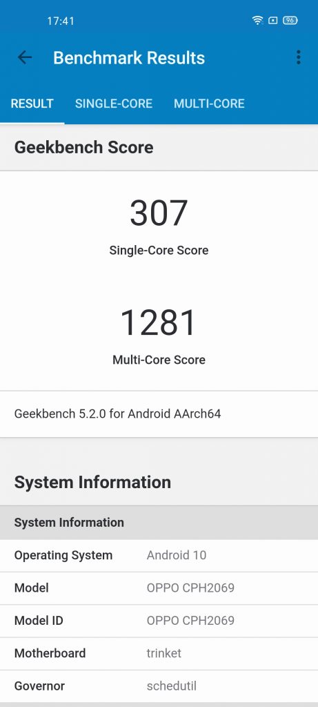 Cherlak wydajności i tytan baterii, czyli recenzja Oppo A52 49 Cherlak wydajności i tytan baterii, czyli recenzja Oppo A52