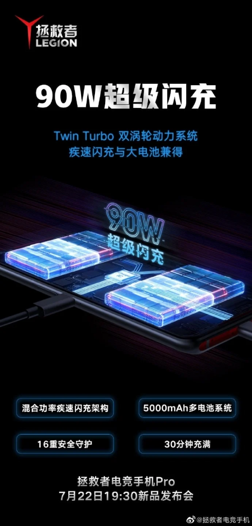 Bateria w gamingowym smartfonie Lenovo Legion naładuje się w 30 minut. Producent ujawnia więcej szczegółów dotyczących tej technologii! 11 Bateria w gamingowym smartfonie Lenovo Legion naładuje się w 30 minut. Producent ujawnia więcej szczegółów dotyczących tej technologii!