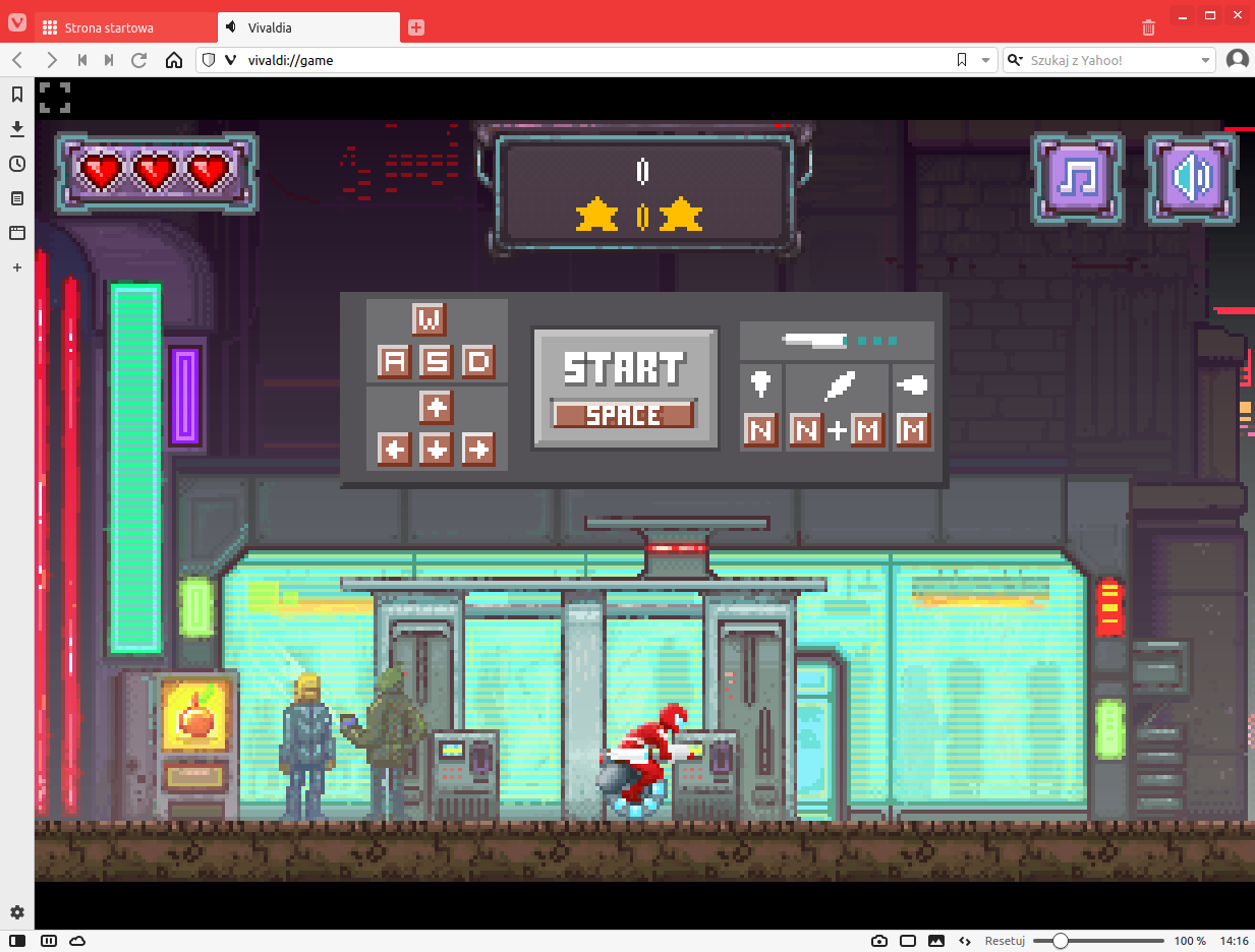 Vivaldia to gra wbudowana w przeglądarkę internetową Vivaldi 11 Vivaldia to gra wbudowana w przeglądarkę internetową Vivaldi