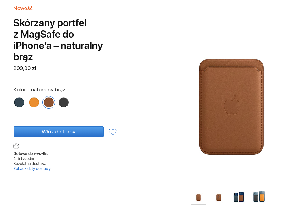 Lepiej usiądźcie, bo ceny akcesoriów MagSafe mogą Was zwalić z nóg! 12 Lepiej usiądźcie, bo ceny akcesoriów MagSafe mogą Was zwalić z nóg!