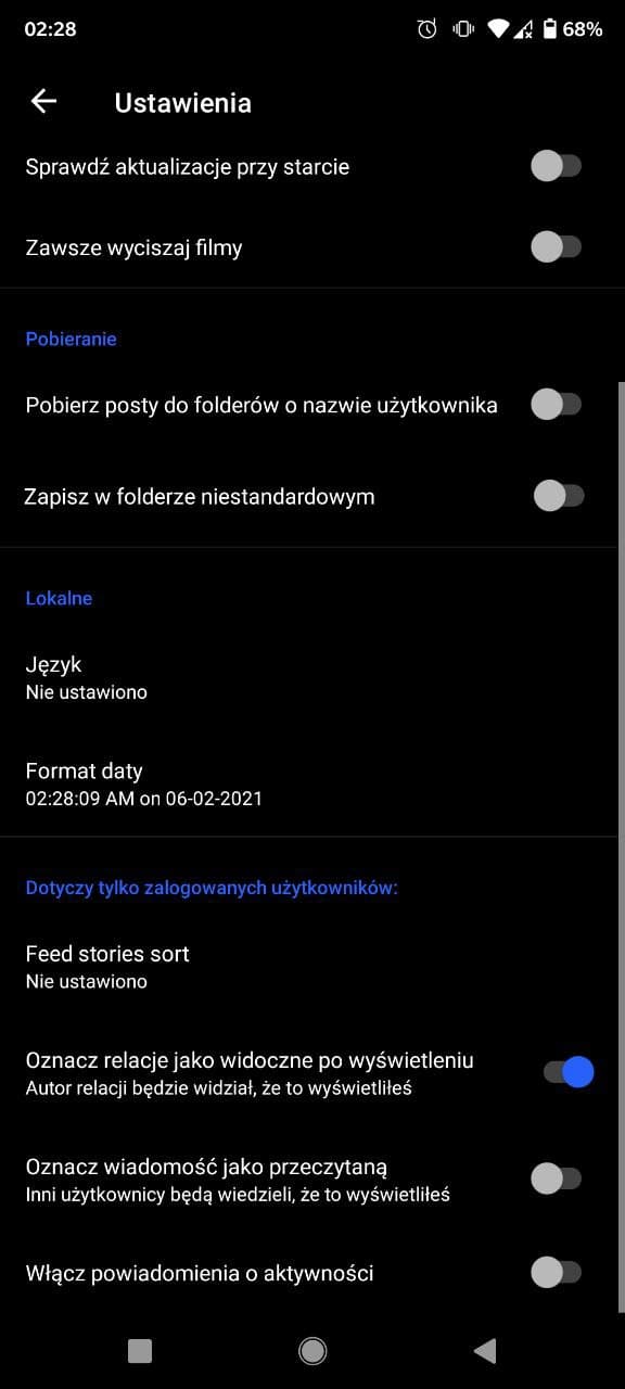 Znajdźki z F-Droid: Barinsta, czyli lepszy Instagram 18 barinsta