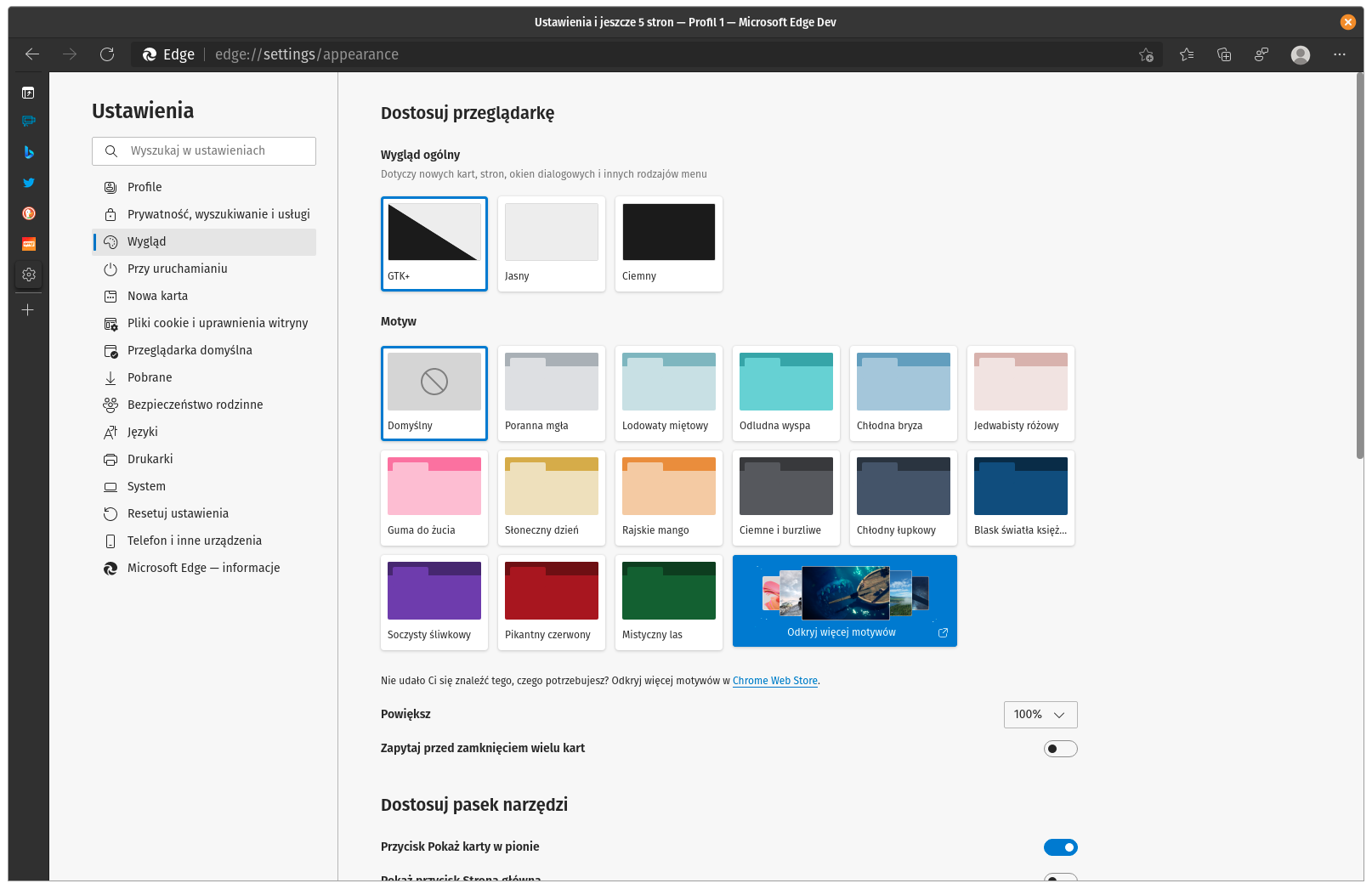 Nareszcie! Microsoft Edge obsługuje synchronizację na Linuxie! 13 Nareszcie! Microsoft Edge obsługuje synchronizację na Linuxie!