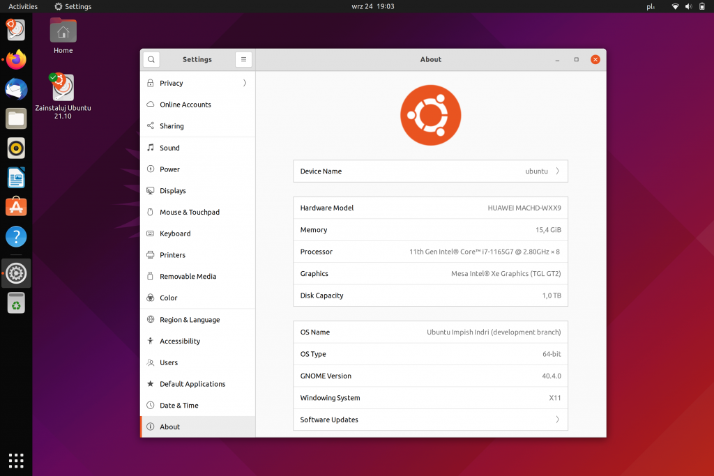 ubuntu 21.10