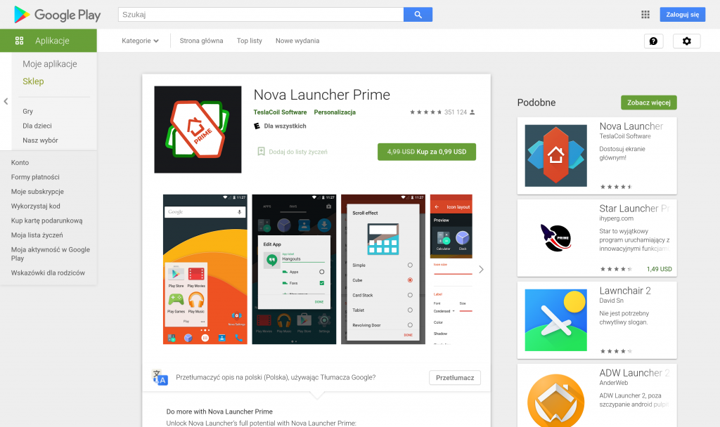 Nova Launcher Prime W Wietnej Promocji To Jedyna Taka Okazja