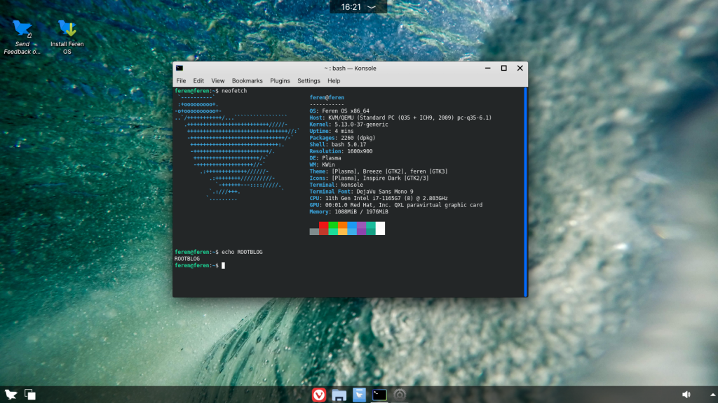Feren OS Linux