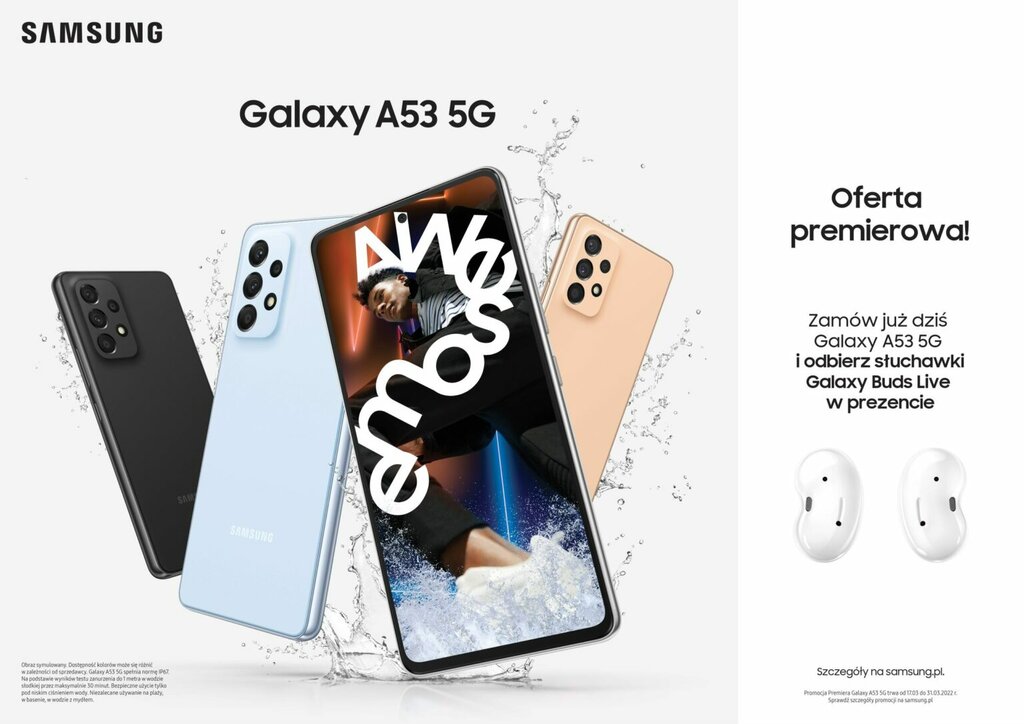 Nowe średniaki Samsunga oficjalnie zaprezentowane! Poznajcie Galaxy A53 5G oraz Galaxy A33 5G!