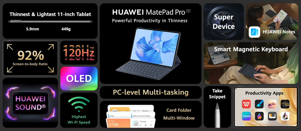 Huawei MatePad Pro 2022 - Specyfikacja
