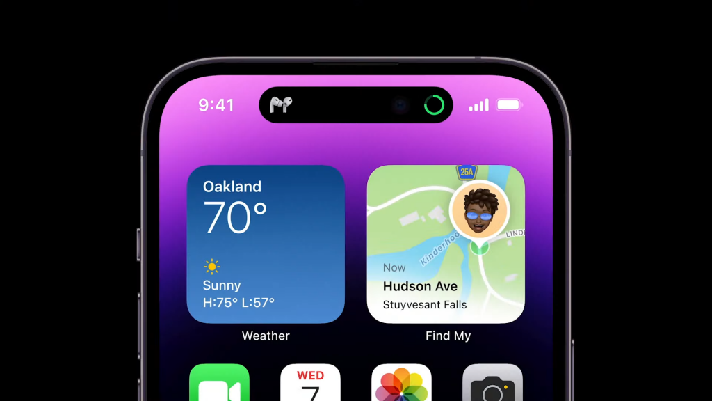 Apple iPhone 14 Pro - Dynamic Island w iOS