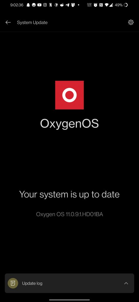 OnePlus 7T Pro - OxygenOS 11.0.9.1.HD01BA