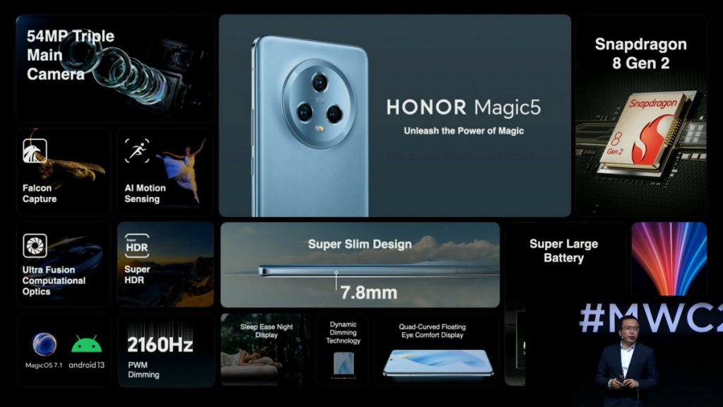 Honor Magic 5 Pro oraz Magic 5 oficjalnie debiutują na rynku!