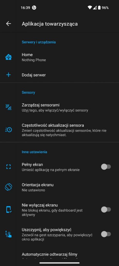 Home Assistant z obsługą wielu serwerów na Androidzie 12 Dodawanie nowego serwera