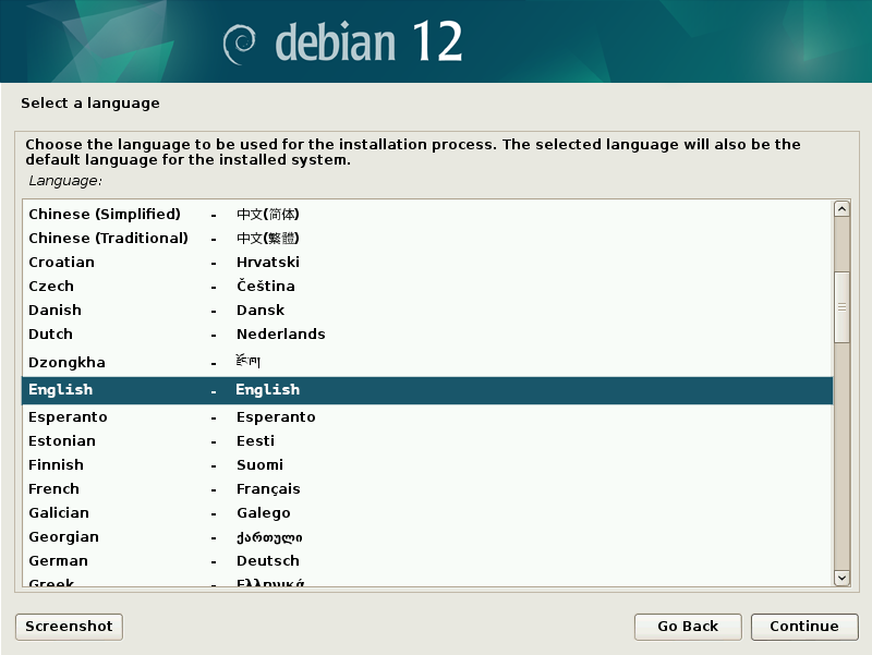 Instalator Debiana (fot. Debian)
