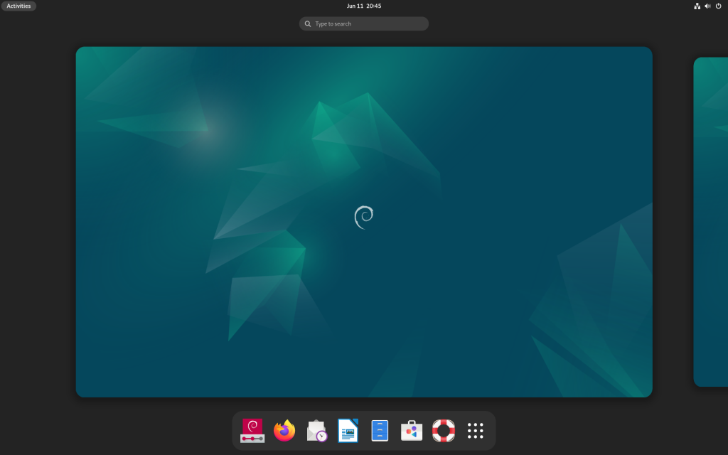 GNOME 43 w Debianie 12