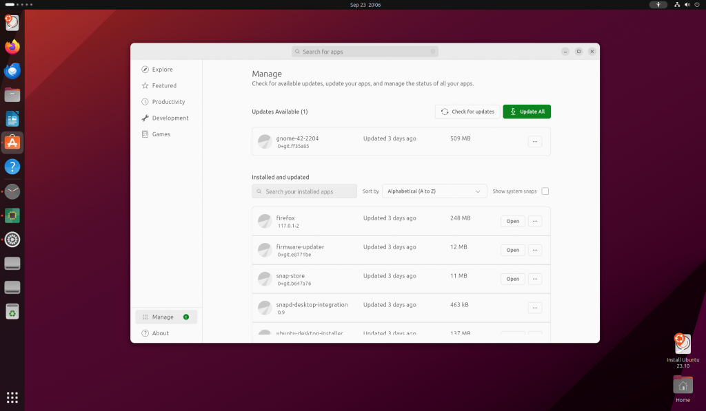 Ubuntu 23.10 Beta już jest! Co nowego dodano? Sprawdzamy! 15 Ubuntu 23.10 Beta już jest! Co nowego dodano? Sprawdzamy!