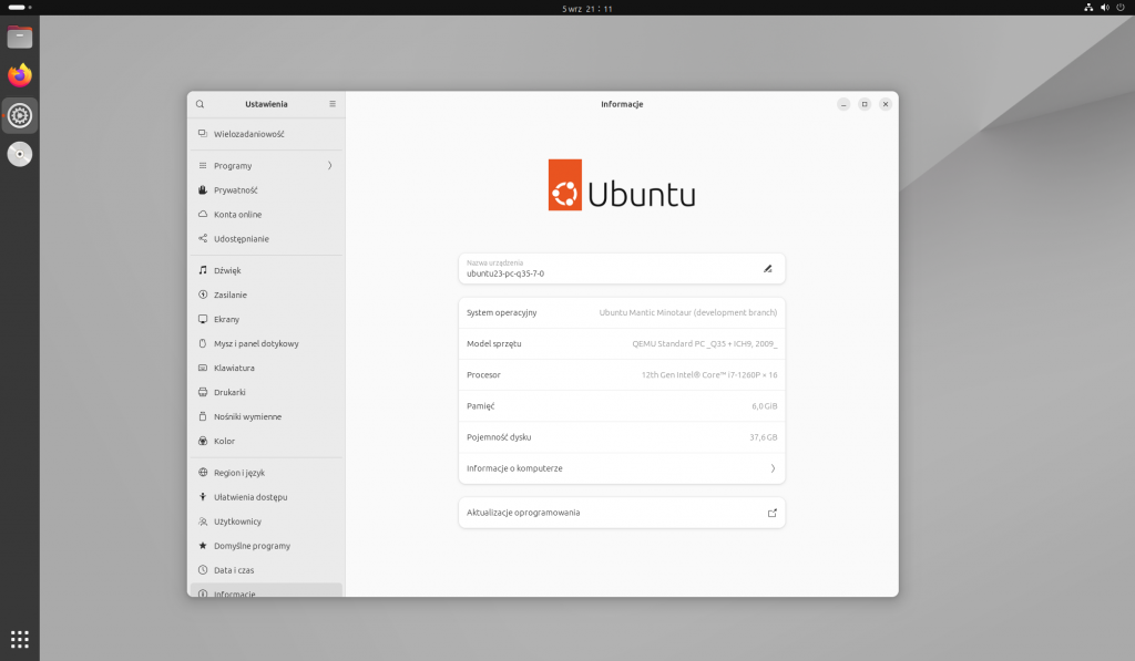 Ubuntu 23.10 już ma GNOME 45 i nowy Snap Store! 15 Ubuntu 23.10 już ma GNOME 45 i nowy Snap Store!