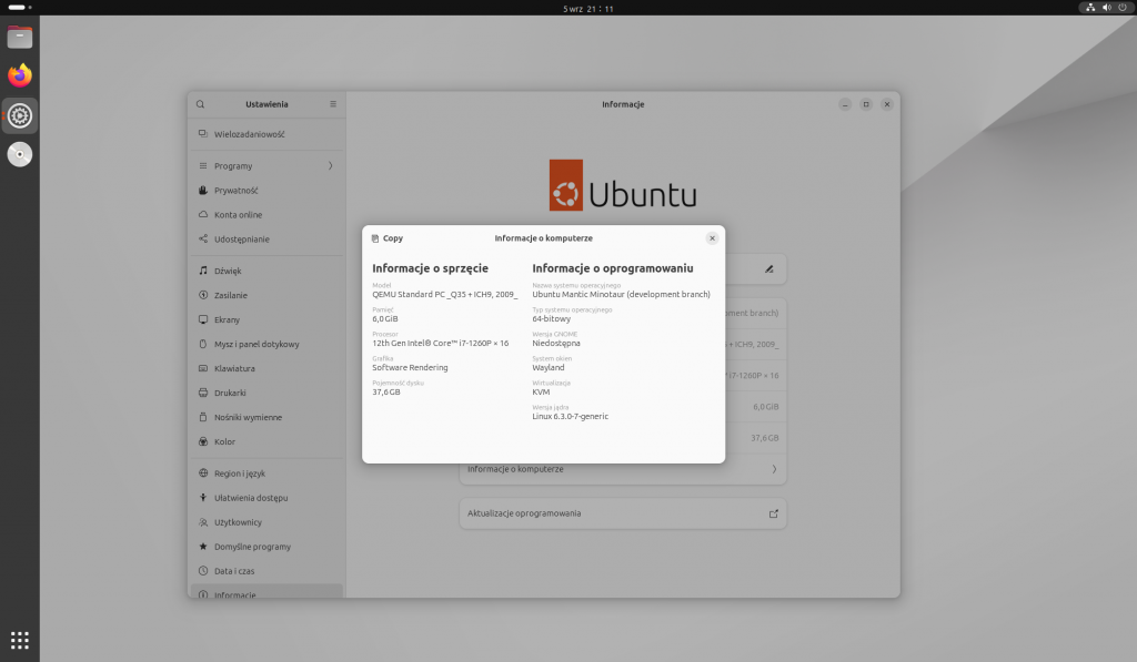 Ubuntu 23.10 już ma GNOME 45 i nowy Snap Store! 16 Ubuntu 23.10