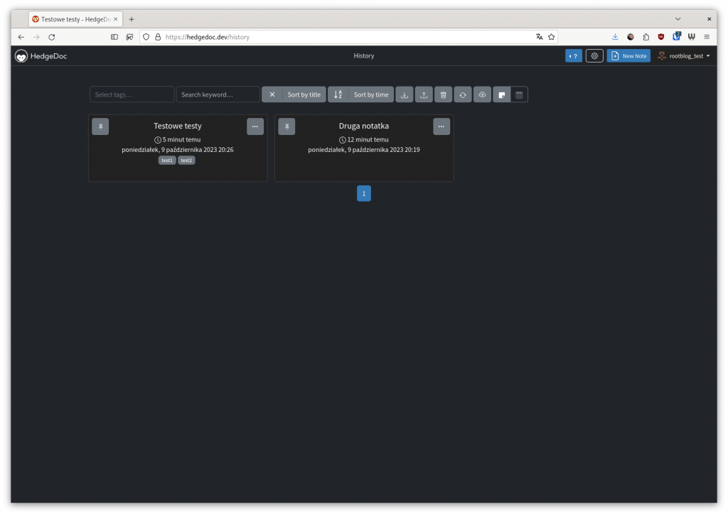 Już można testować HedgeDoc V2! Najlepsza aplikacja do notatek? 14 HedgeDoc V2
