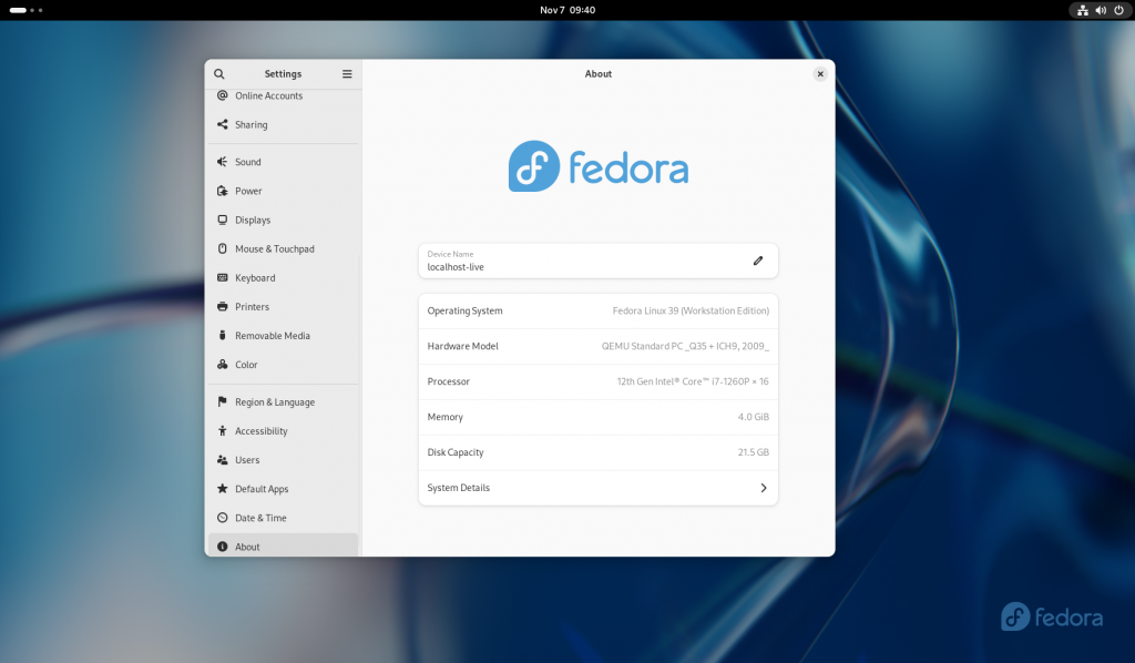 To mój nowy system operacyjny! Fedora 39 już wydana