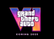 Oficjalne logo Grand Theft Auto VI z zapowiedzią na rok 2025