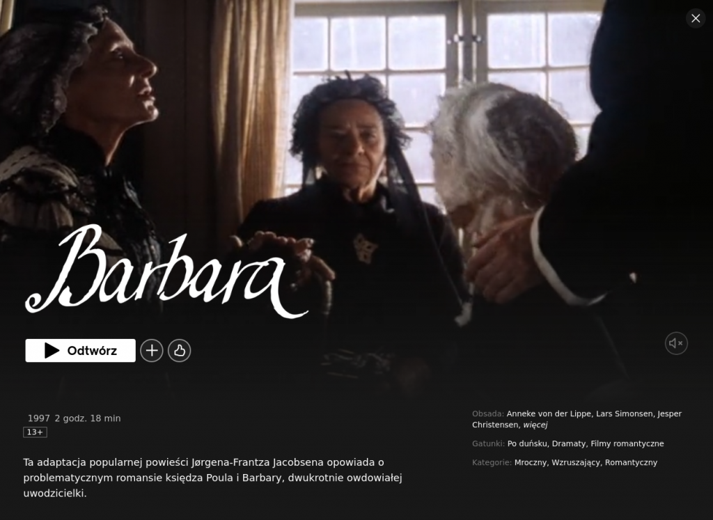 Film Barbara w Netflix