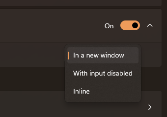 Windows 11 dostaje sudo - Ikoniczne polecenie z Linuxa 14 Windows 11 24H2 - Insider Preview - Build 26052.1000 (ge_release) - Tryby wykonywania poleceń sudo