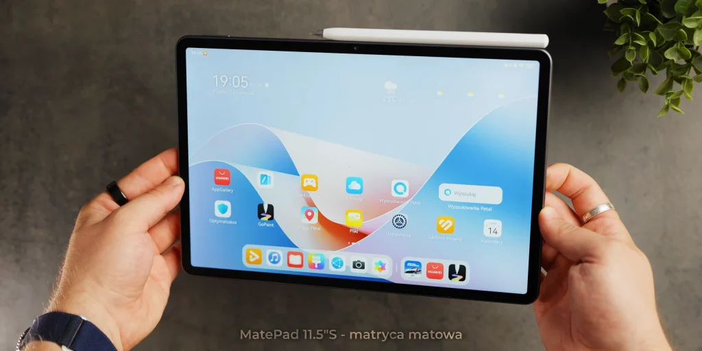 Huawei MatePad 11,5"S - czy przyszłość tabletów jest matowa? 12 Huawei MatePad 11,5"S z matowym ekranem