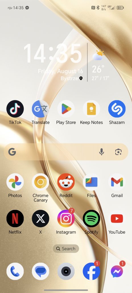 HONOR 200 Pro - Recenzja 65 HONOR 200 Pro - Ekran główny