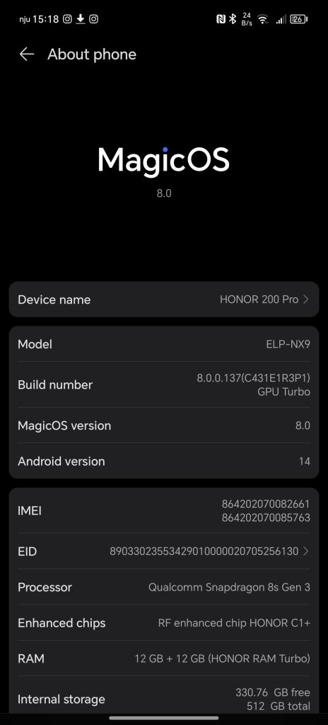 HONOR 200 Pro - Recenzja 71 HONOR 200 Pro - O urządzeniu