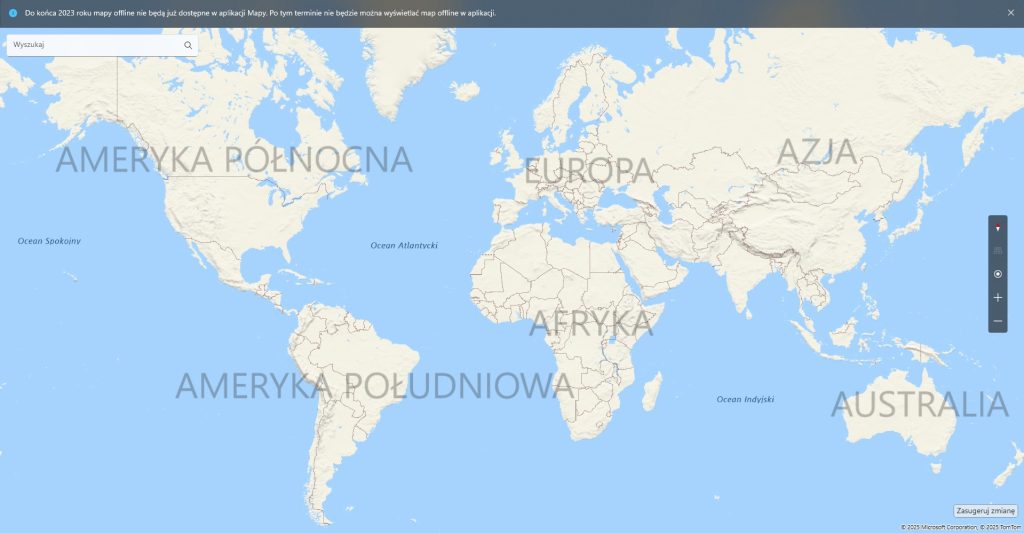Mapy Windows odchodzą w zapomnienie. Microsoft przygotowuje użytkowników na zmiany 12 Mapy Windows odchodzą w zapomnienie. Microsoft przygotowuje użytkowników na zmiany