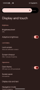 Android 16 - Przeprojektowany suwak jasności ekranu dostępny w ustawieniach ekranu i dotyku