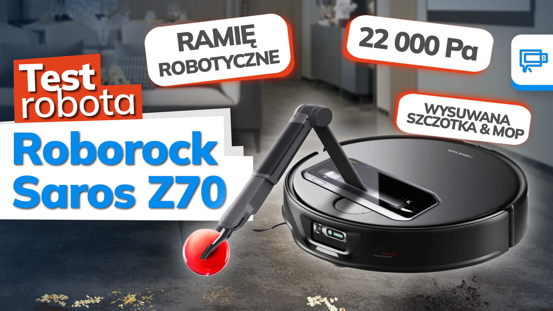 Roborock Saros Z70 – najnowocześniejszy robot sprzątający z ramieniem mechanicznym