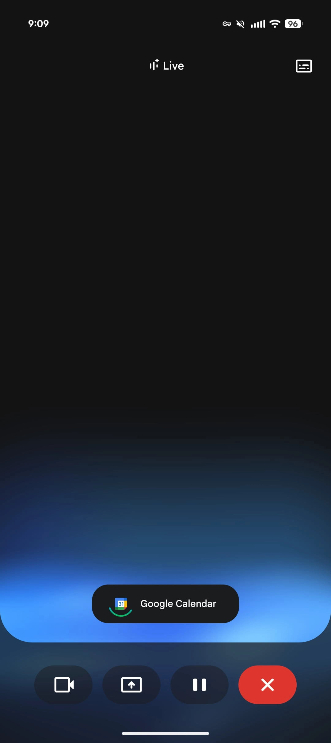 Gemini Live: interakcja z aplikacjami Google w czasie rzeczywistym 11 Gemini Live Calendar