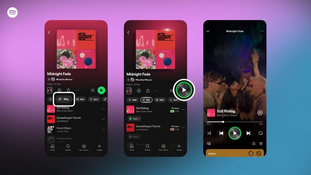 Spotify wprowadza nową funkcję dla playlist! Od teraz zmiksujesz swoje ulubione utwory 13 Spotify wprowadza nową funkcję dla playlist! Od teraz zmiksujesz swoje ulubione utwory