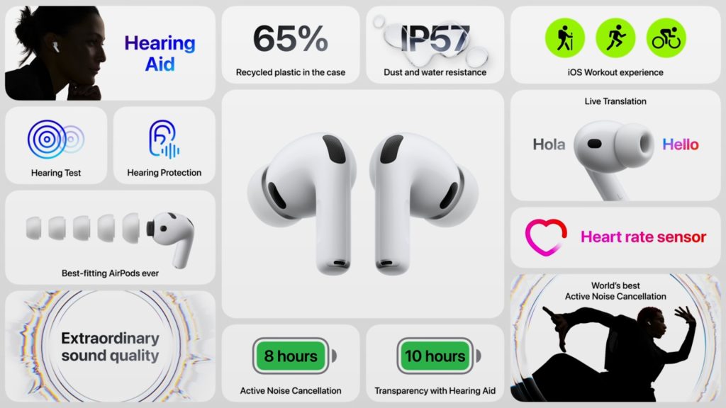 Apple AirPods Pro 3 oficjalnie zaprezentowane! Co zmieniło się względem poprzedników? 14 Apple AirPods Pro 3 oficjalnie zaprezentowane! Co zmieniło się względem poprzedników?