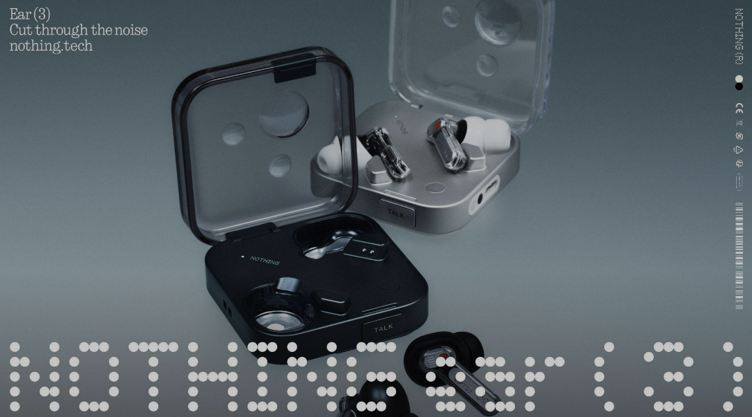 Nothing Ear (3) debiutują z nowym systemem mikrofonów i ulepszonym dźwiękiem