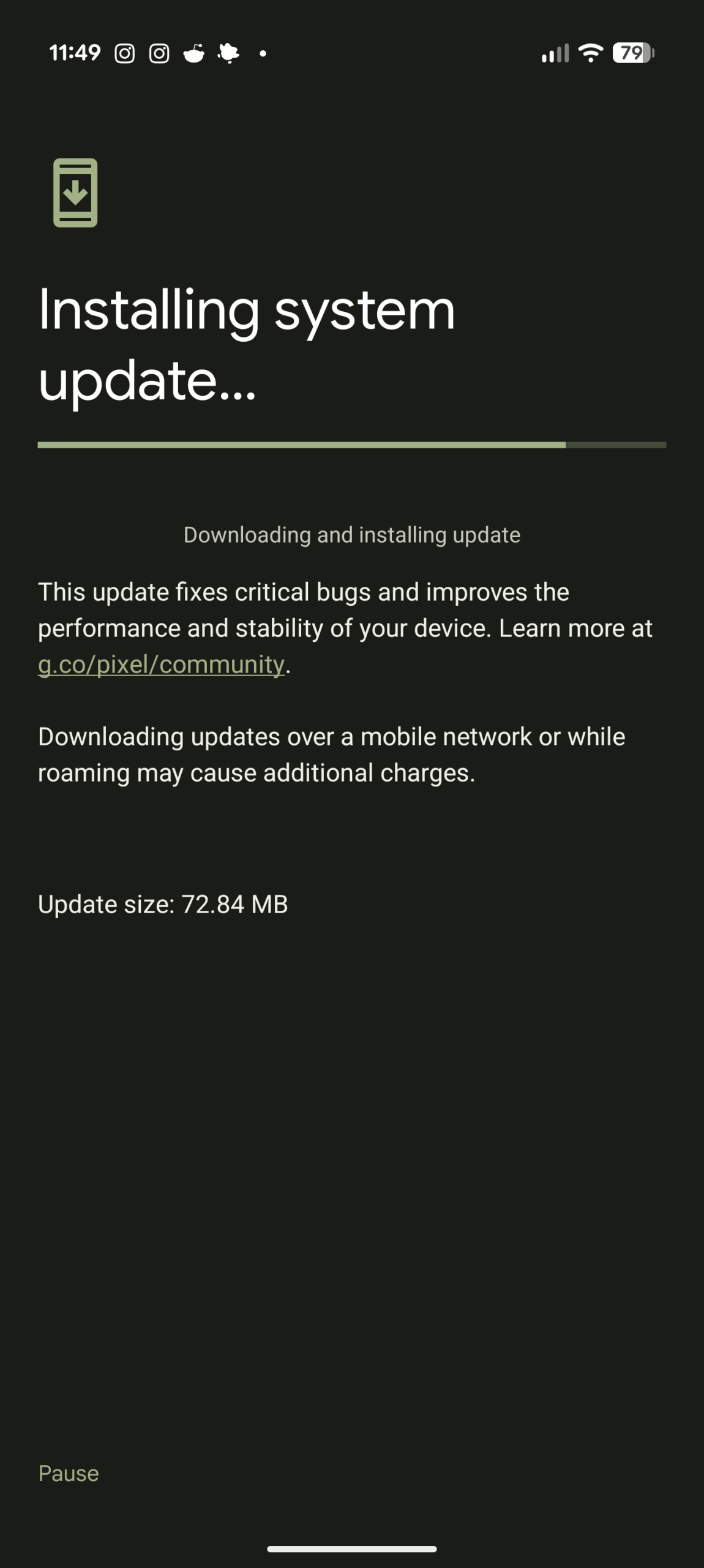 Google Pixel 10 Pro XL - Recenzja 60 Google Pixel 10 Pro XL - Pobieranie i instalowanie aktualizacji systemu #2 (Android 16 QPR1 - BD3A.250721.001.B7)