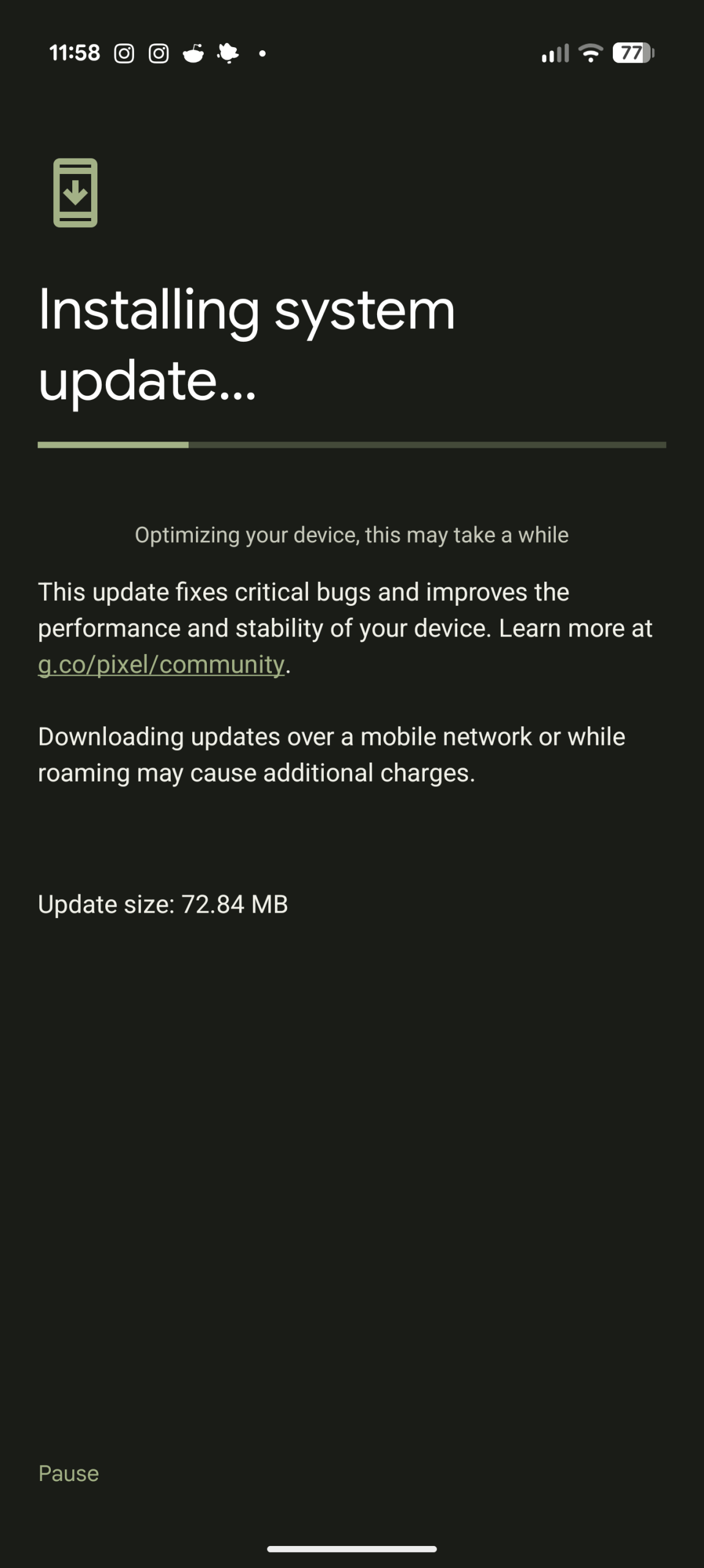 Google Pixel 10 Pro XL - Recenzja 61 Google Pixel 10 Pro XL - Optymalizowanie urządzenia do aktualizacji systemu #2 (Android 16 QPR1 - BD3A.250721.001.B7)