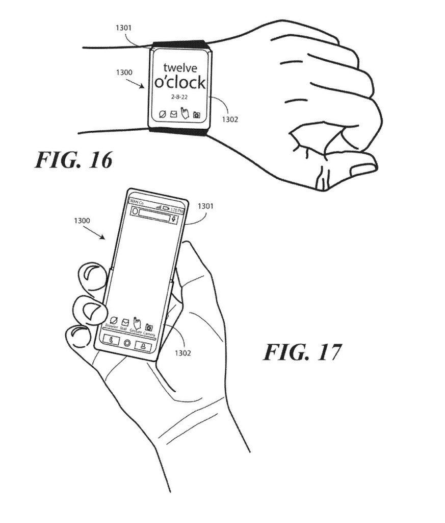 Motorola opatentowała smartfon i smartwatch w jednym! 12 Motorola opatentowała smartfon i smartwatch w jednym!
