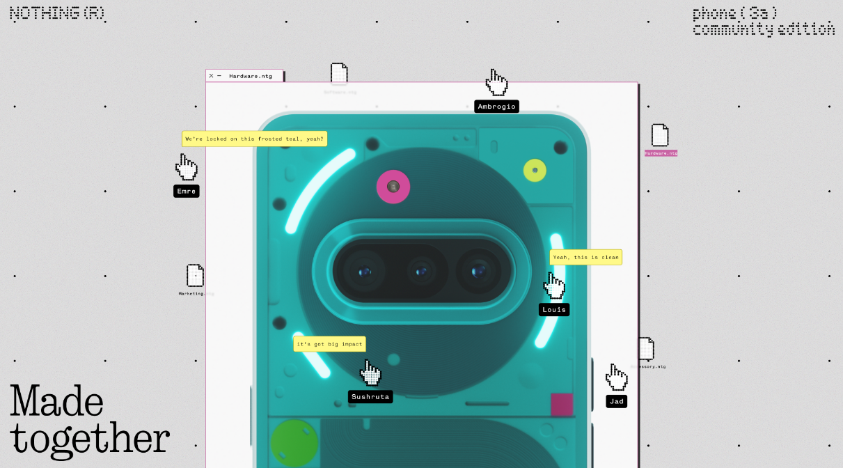 Retro w nowoczesnym wydaniu! Nothing oficjalnie przedstawia Phone (3a) Community Edition