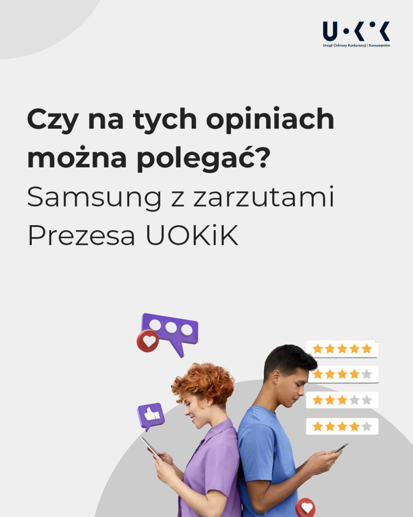 UOKiK stawia zarzuty Samsungowi! Sprawa dotyczy ocen produktów 12 UOKiK stawia zarzuty Samsungowi! Sprawa dotyczy ocen produktów