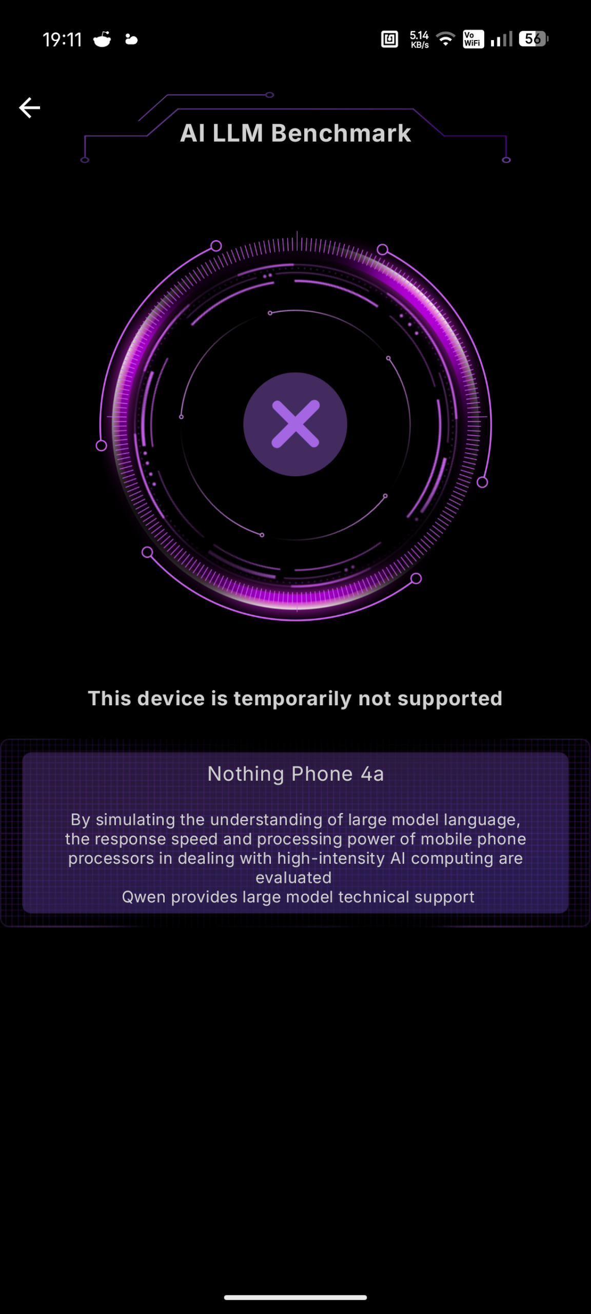 Nothing Phone (4a) - Recenzja 28 Nothing Phone (4a) - AITUTU Benchmark 3.6.1 - AI LLM Benchmark (Test niedostępny)