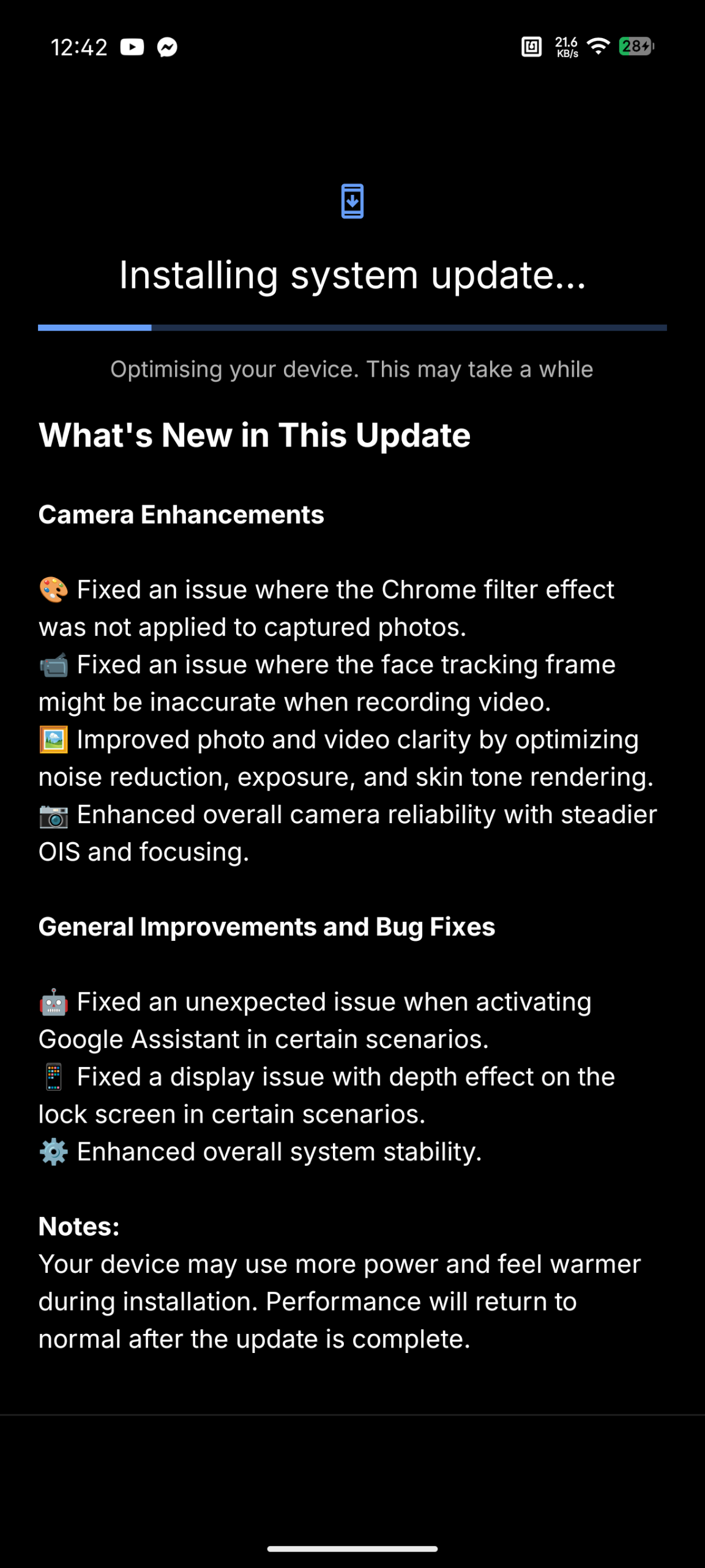 Nothing Phone (4a) - Recenzja 73 Nothing Phone (4a) - Optymalizowanie urządzenia do aktualizacji systemu #3 (Android 16; Nothing OS 4.1 - Frogger-B4.1-260317-2043-EEA)