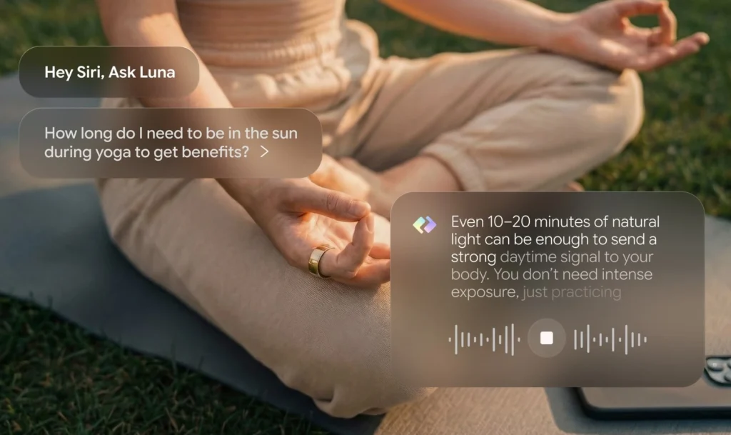 Luna Ring zaczyna rozmawiać z użytkownikiem. Smart ring wchodzi na nowy poziom 13 Luna Ring zaczyna rozmawiać z użytkownikiem. Smart ring wchodzi na nowy poziom