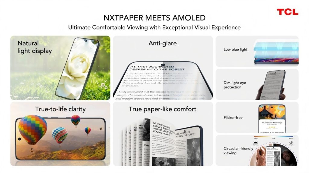 MWC 2026: TCL Nxtpaper AMOLED pokazuje, że ekran smartfona może być mniej męczący 12 MWC 2026: TCL Nxtpaper AMOLED pokazuje, że ekran smartfona może być mniej męczący